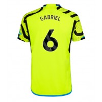 Fotbalové Dres Arsenal Gabriel Magalhaes #6 Venkovní 2023-24 Krátký Rukáv
